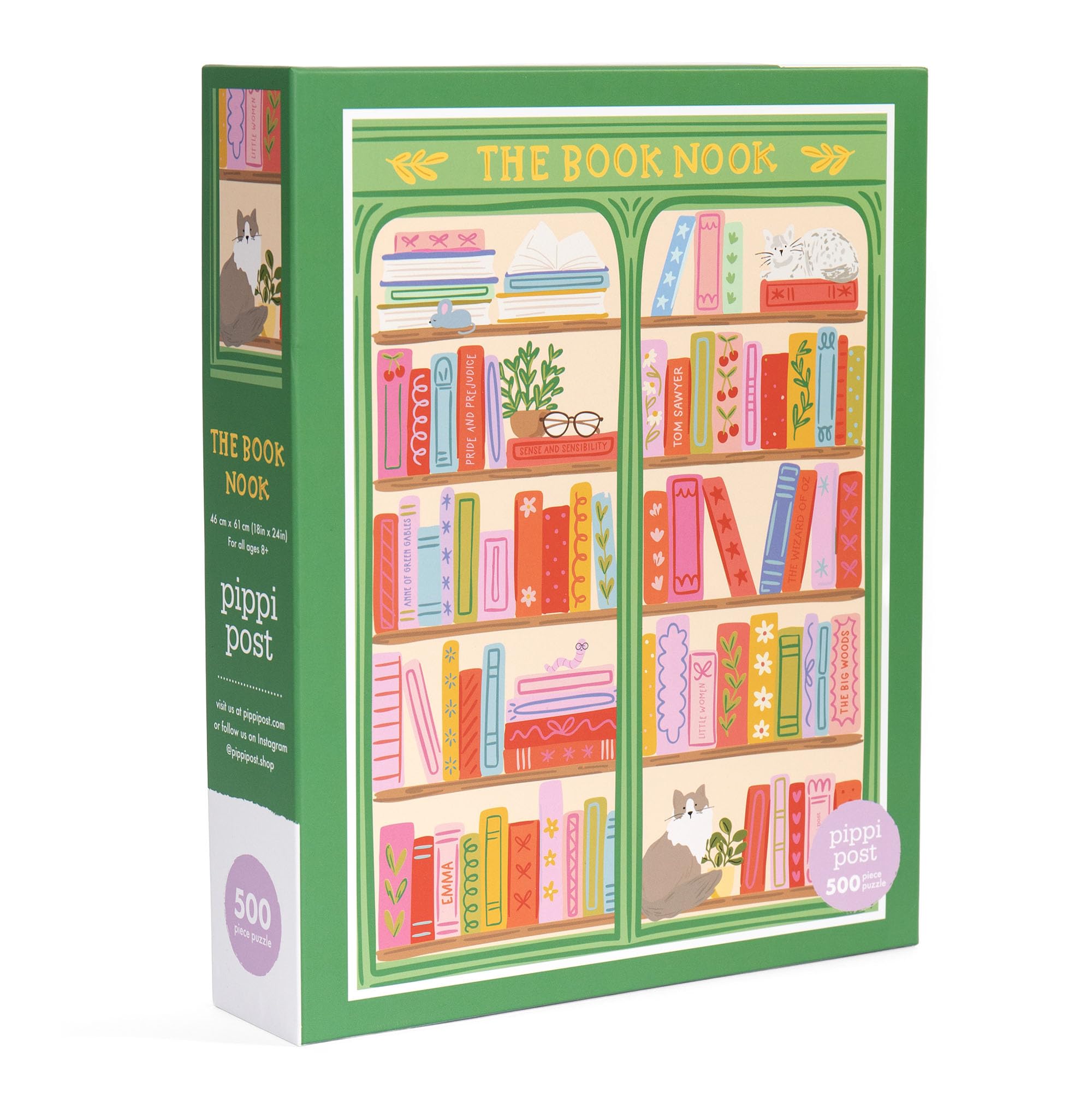 Pippi Post 500 Piece Puzzle, Jigsaw Puzzle for Adults (Book Nook)
