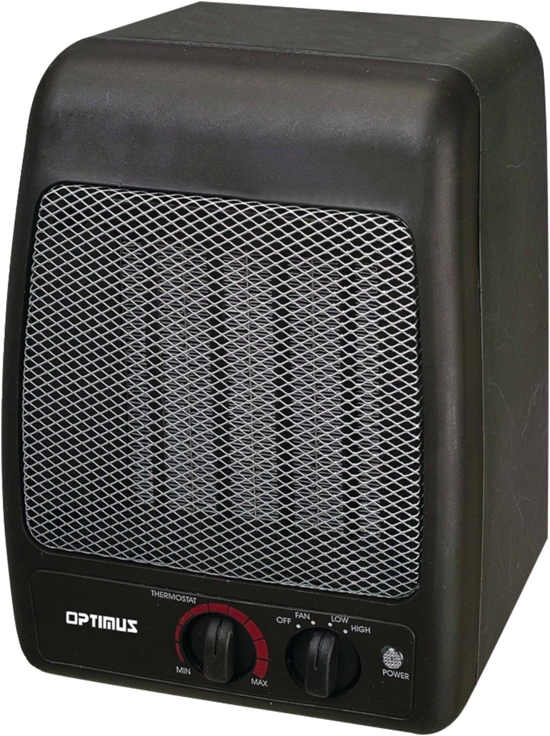 Portable Heater Electric, Optimus H7000 Black Small Room