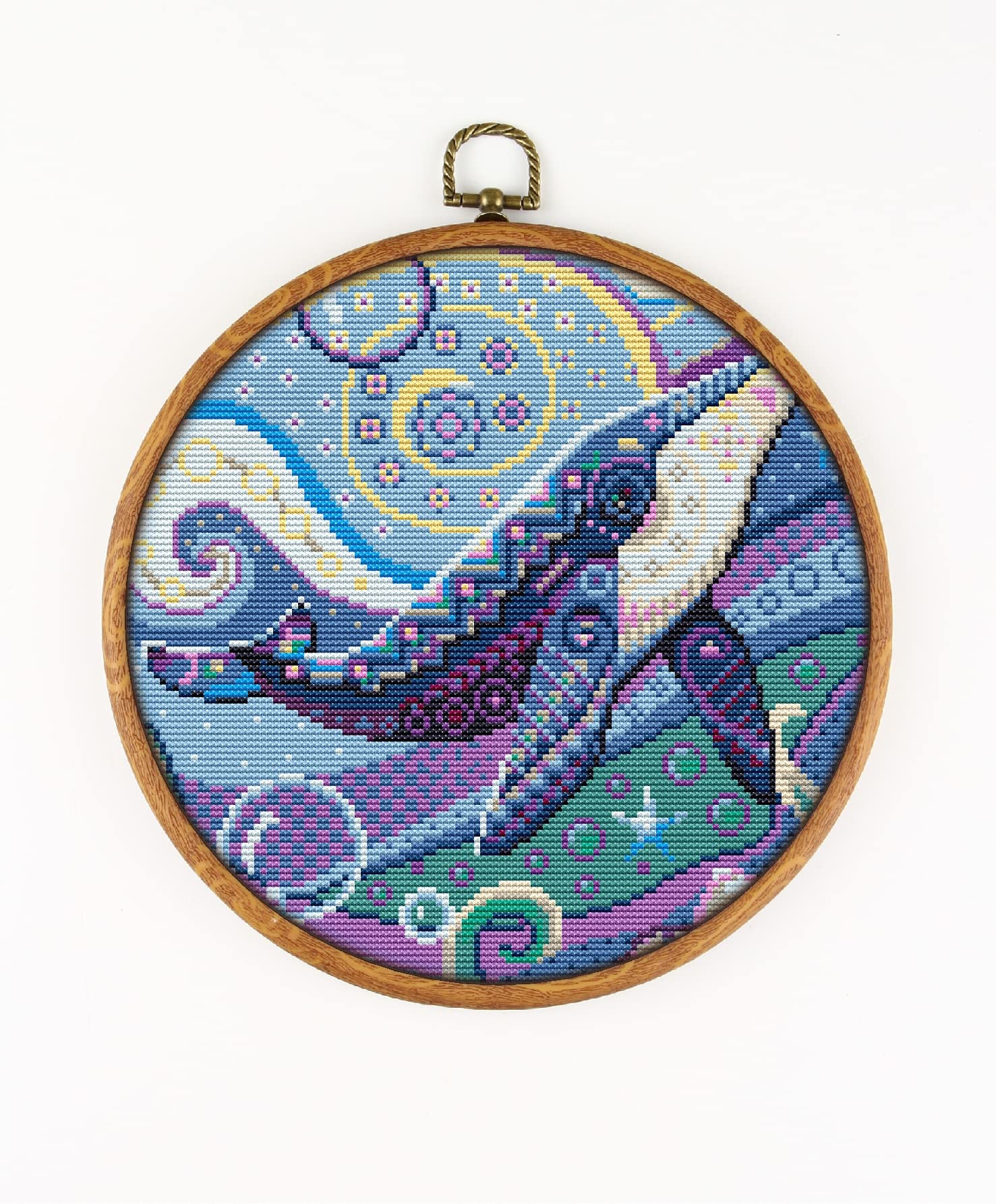 Humpback Whale CS1285-1 - Counted Cross Stitch Pattern. Only Printed Pattern Inside. No Fabric, Threads, Needles, Hoops.