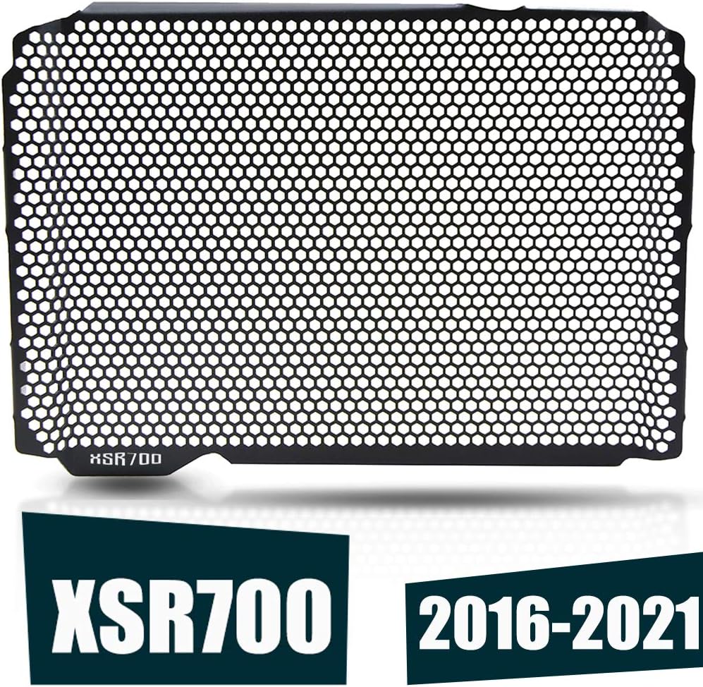 YIEBA XSR 700 Motorbike Radiators Grille Guard Cover Motorcycle Protective Accessories Compatible with XSR700 2016+ (Black)
