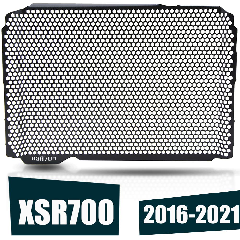 YIEBA XSR 700 Motorbike Radiators Grille Guard Cover Motorcycle Protective Accessories Compatible with XSR700 2016+ (Black)