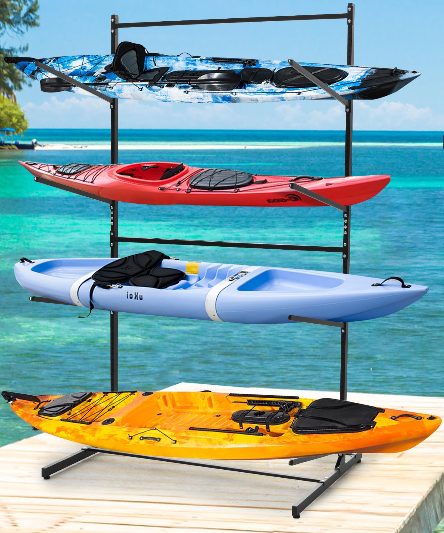 Kayak Rack For Sale Rad Sportz Kayak Storage Rack 4-Level