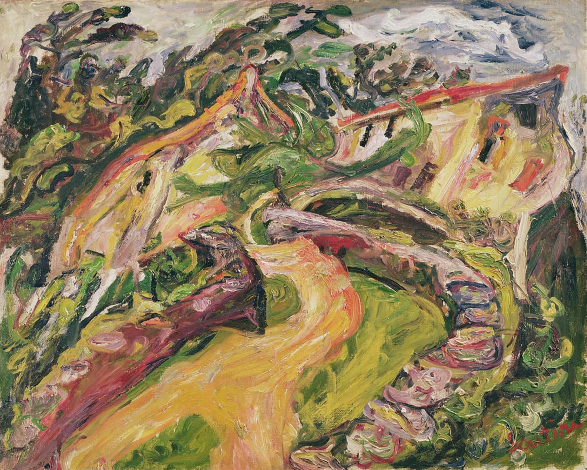 SERENDIPITP Vintage Wall Art Canvas Nordic Poster Canvas Print Picture Landscape by Chaim Soutine Wall Art Poster for Home Decor 60x90cm