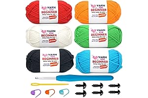 Woobles Yarn Easy Peasy: Crochet Kit for Beginners