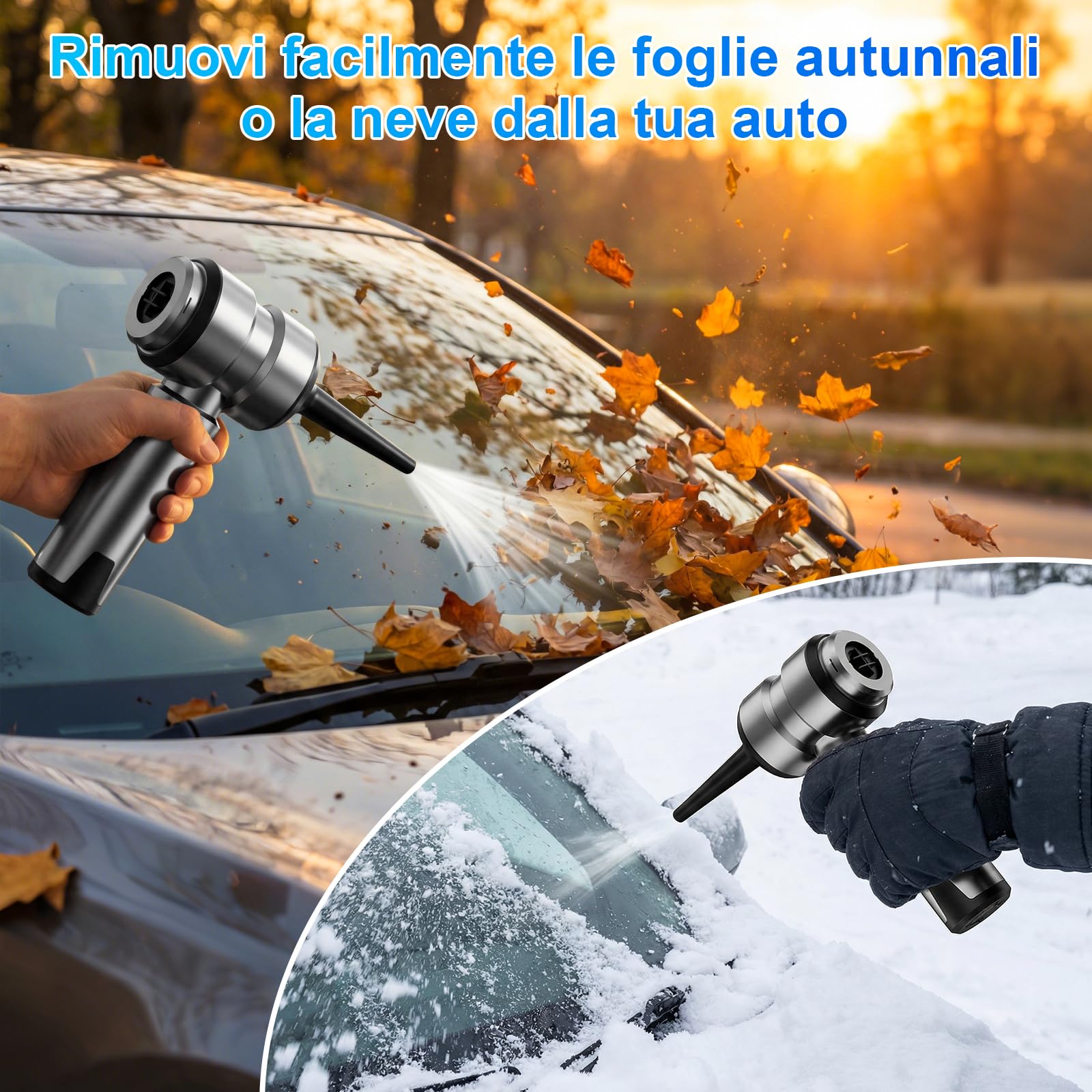 Aspirabriciole Senza Fili Potente 22000pa Aspirapolvere Auto, Mini Aspirapolvere Portatile per Auto Ricaricabile Aspira Briciole USB Aspirapolvere a Mano per Casa Auto Ufficio