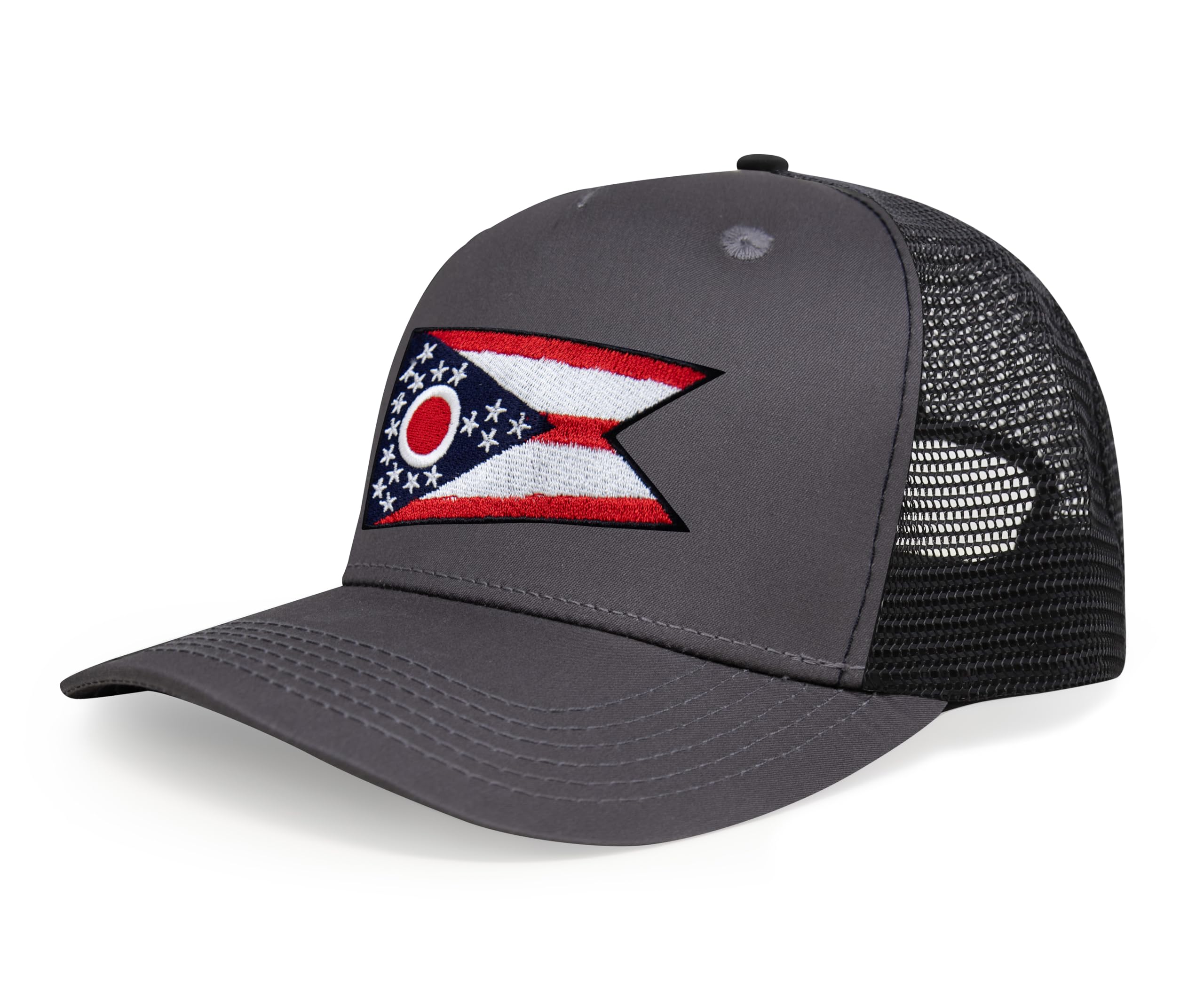 International Tie State Hat for Men and Women, Adjustable Snapback Trucker Baseball Cap with Embroidered Patch