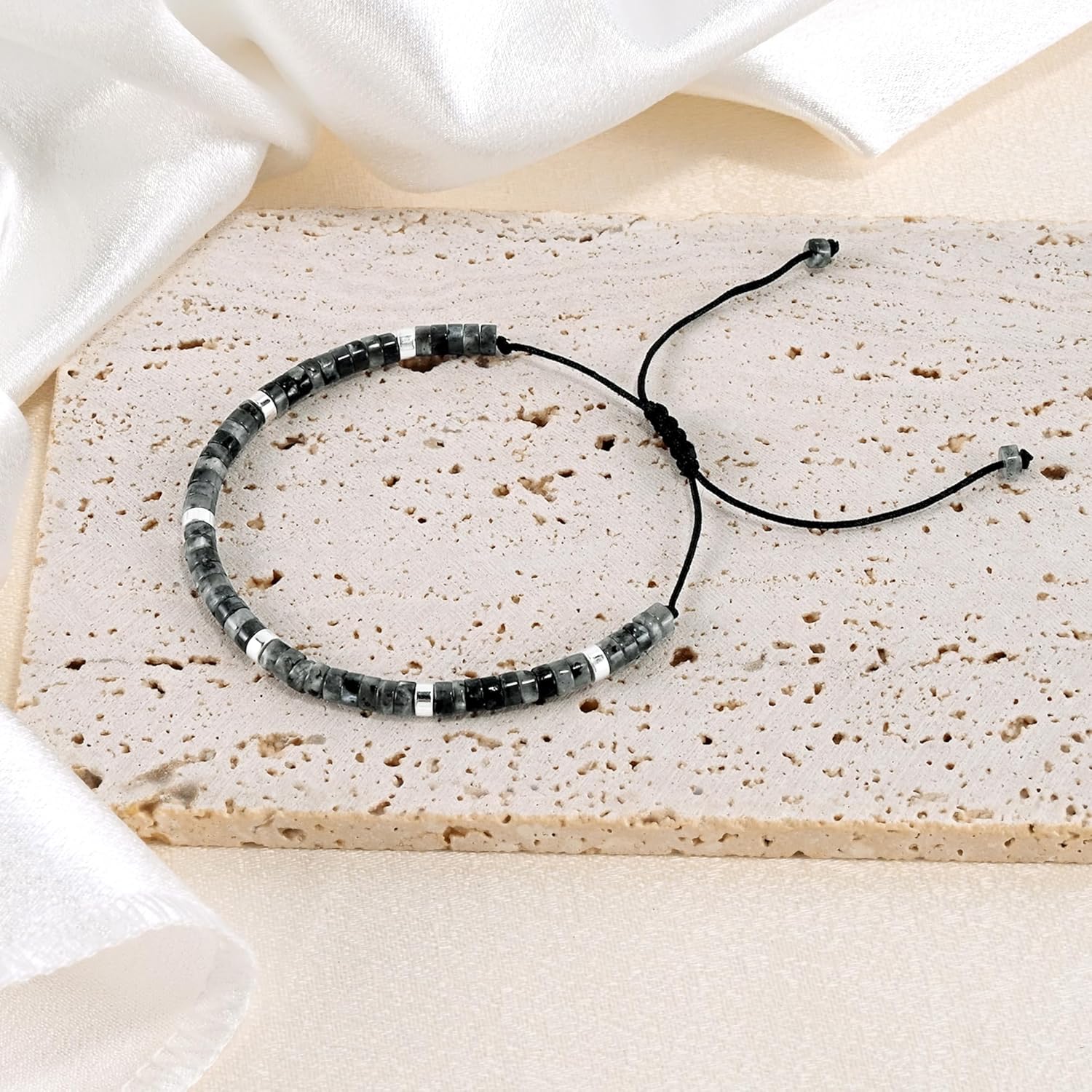 VIBILIA Get Well Gifts for Women, Inspirational Gifts Natural Stone Healing Bracelet, Thinking of You Encouragement Strength Bracelets for Women on Birthday Valentine's Day Easter Mother's Day - Image 3