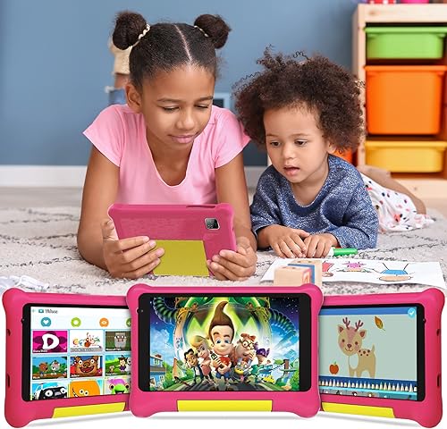 Miniatura 7 de MUISOO Tablet de 7 Pulgadas para Niños con Android 13, 5GB+32GB (Expandible a 128GB), Pantalla HD de 1024x600, 2500mAh, Cámara Dual de 0.3MP+2MP,