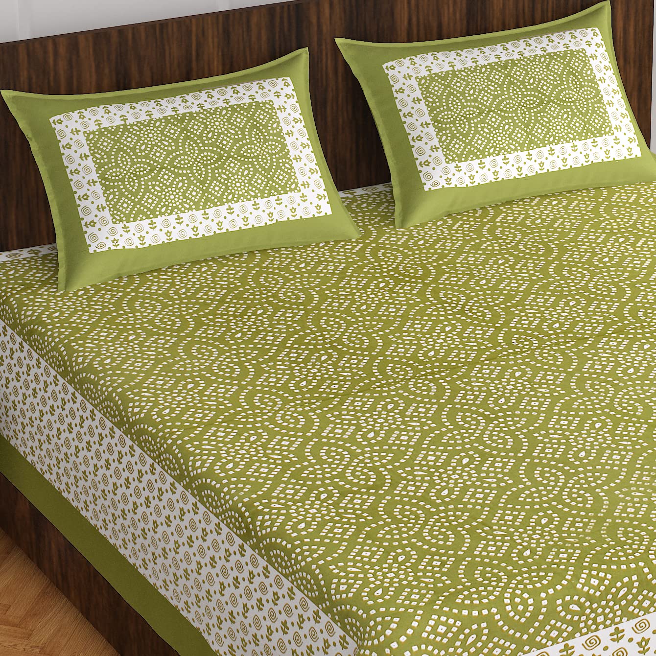 Cotton,180 TC Bedsheet For Double Bed Rajasthani Jaipuri Traditional Floral King Size Double Bedsheet With 2 Pillow Covers -Multicolor44 (B0D2Y7WPS3) Amazon Price History, Amazon Price Tracker