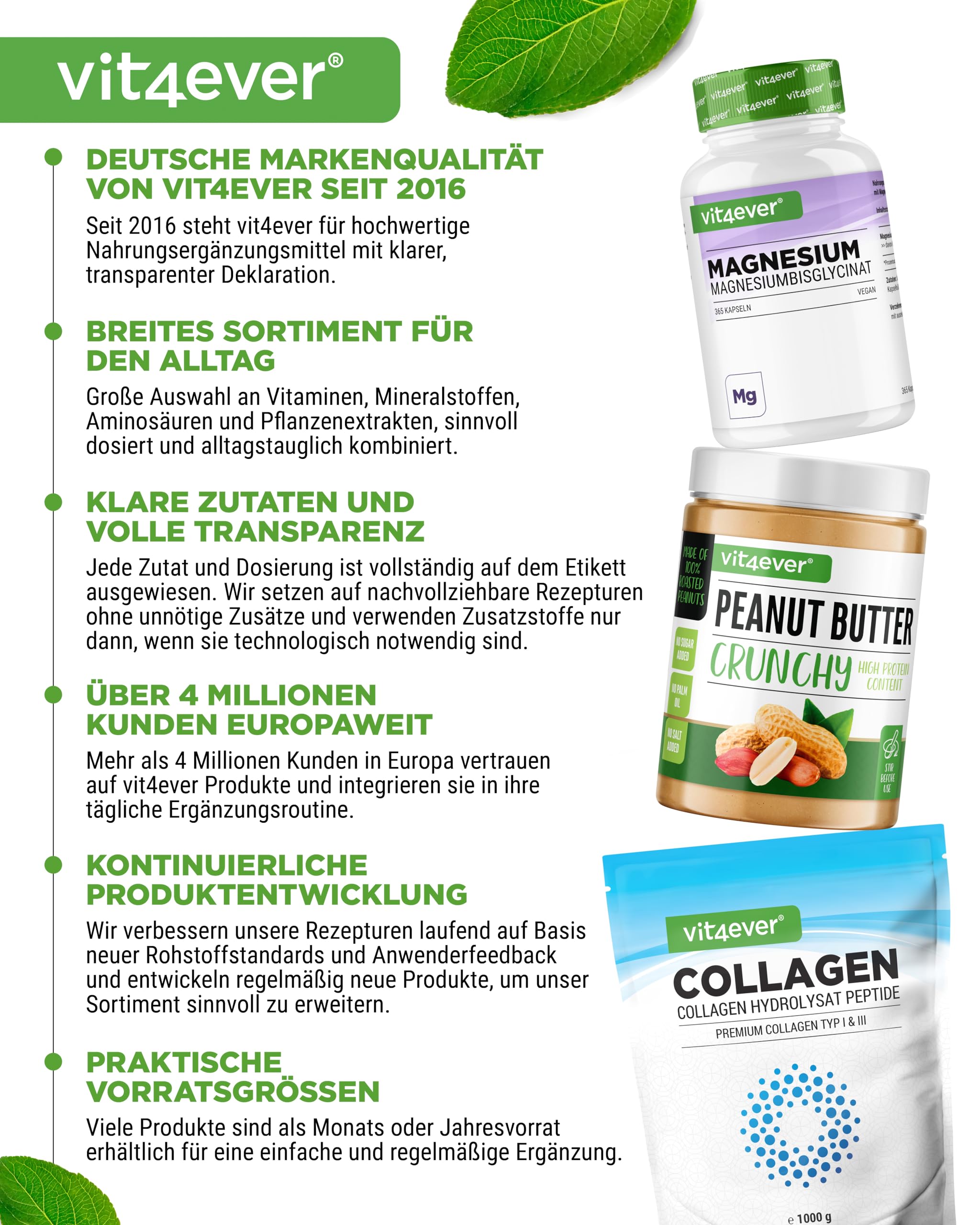 vit4ever Propionsäure (Natriumpropionat E281) - 300 vegane Kapseln | 500 mg pro Kapsel, Kurzkettige Fettsäure, Premium Qualität