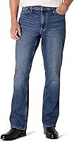 Amazon Essentials Men's Straight-Fit Bootcut Jeans - Low Stretch Heavyweight Denim, Durable Comfort