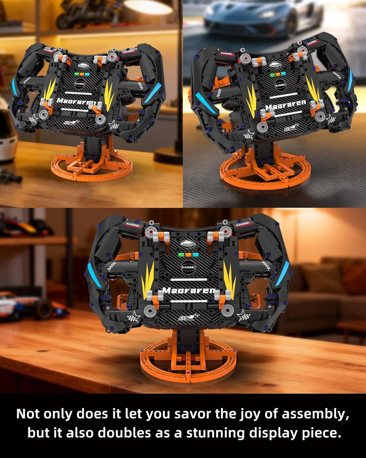 Assembled Suplanet K96218 Simulator Steering Wheel Building Set