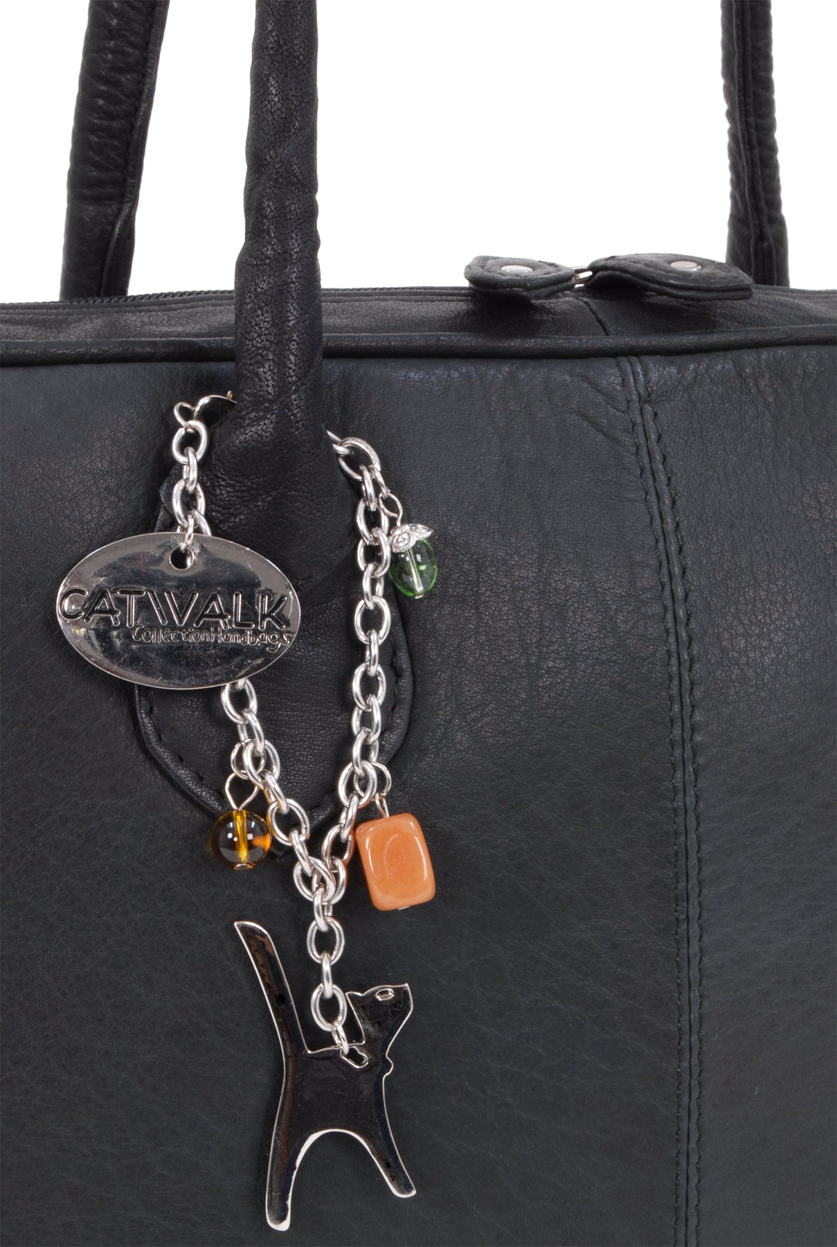 Catwalk Collection Handbags - Grande Borsa Tote Pelle - Borsa a Spalla da Lavoro - Cartella Ufficio Donna - Tracolla Removibile - Grosvenor