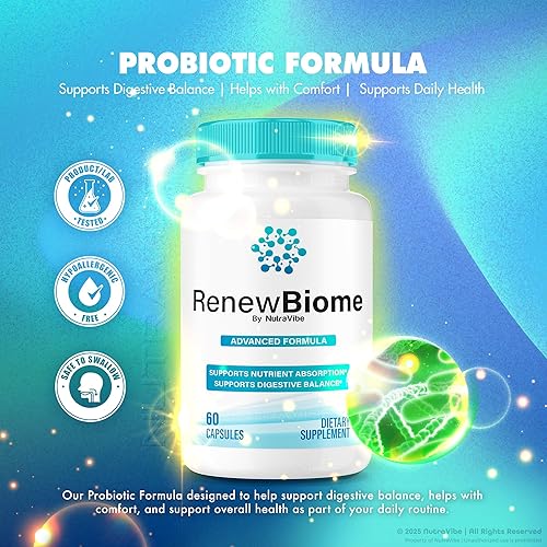 Miniatura 3 de Renueva la piel y el intestino del bioma fórmula RenewBiome Skin & Gut Harmony con ingredientes limpios inspirados en semillas de uva y apoyo