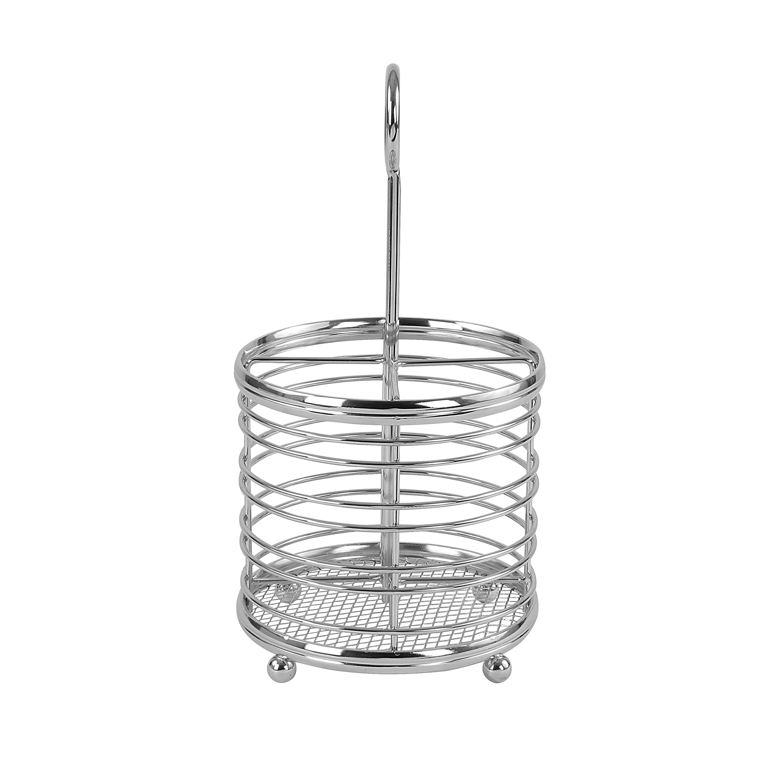Silverware Caddy Holder - Chrome -4