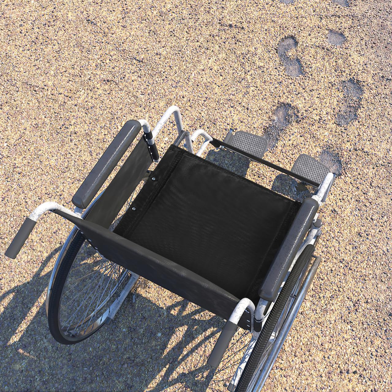 minkissy Cojín para Asiento De Silla De Ruedas De Oxford 17.71X16.53 Pulgadas Almohadilla Extraíble Antideslizante con Tornillos Y Arandelas Repuestos Completos