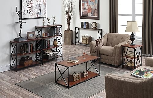 Miniatura 5 de Convenience Concepts Tucson - Mesa de consola, color negrocereza.