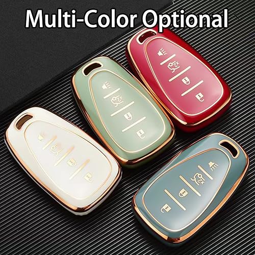 Miniatura 7 de Compatible con la cubierta de llave Chevrolet, TPU suave de protección de 360 grados, compatible con Chevy Equinox Traverse Malibu Camaro Cruze