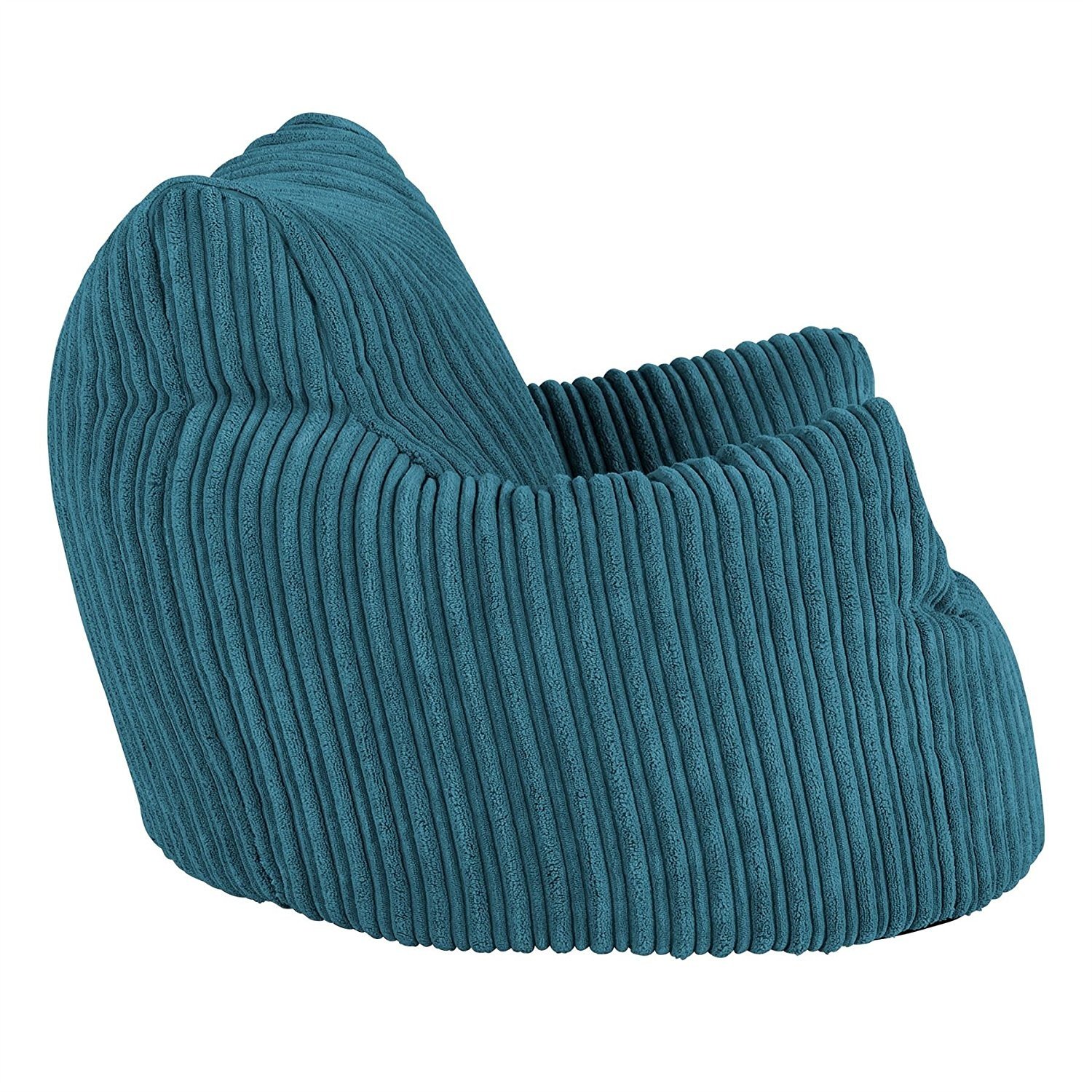 Lounge Pug - CORD - Childrens Armchair - Kids Bean Bags UK - Toddler Chair Beanbag - Aegean Blue