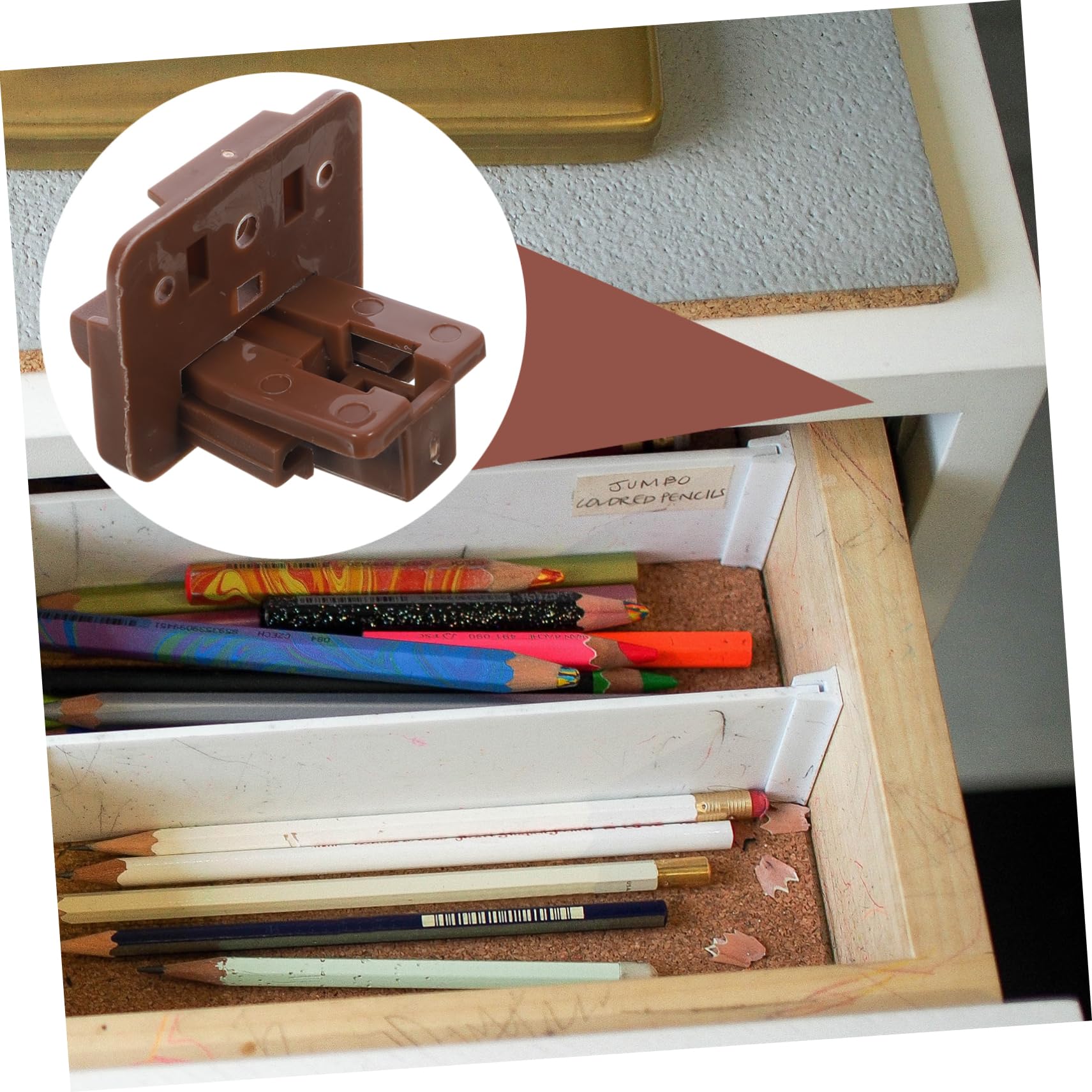 Hemobllo 40ensembles Glissières De Tiroir Et Guides De Central Accessoires De Remplacement Pour Cuisine Installation Facile Et