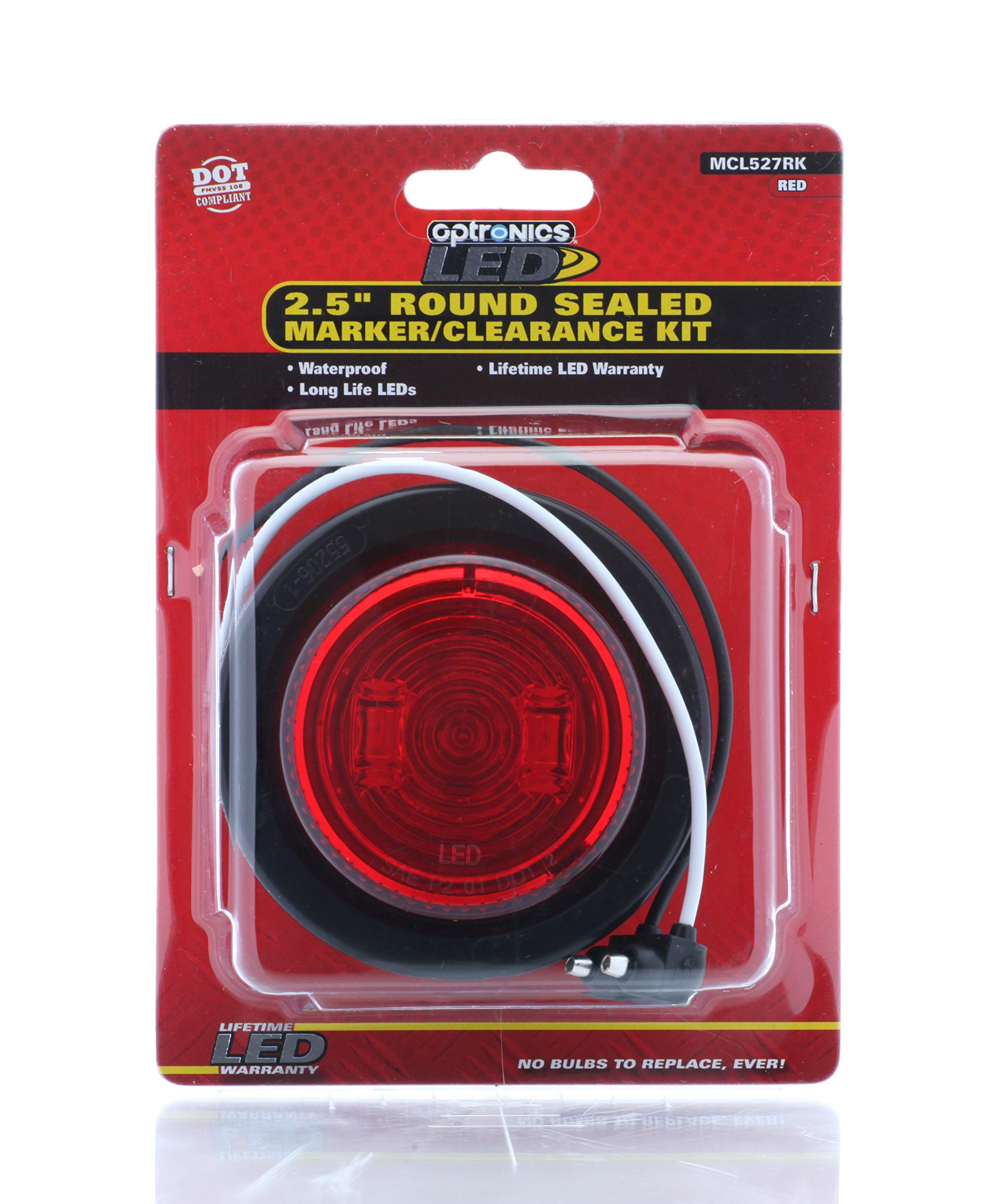 Amazon.com: Optronics MCL527RK LED Marker/Clearance Light Kit, Red 