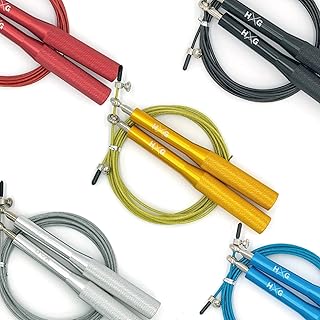 HxG.Comba ajustable Jump Metálica o cuerda de saltos para fitness. Tu casa es tu gimnasio.