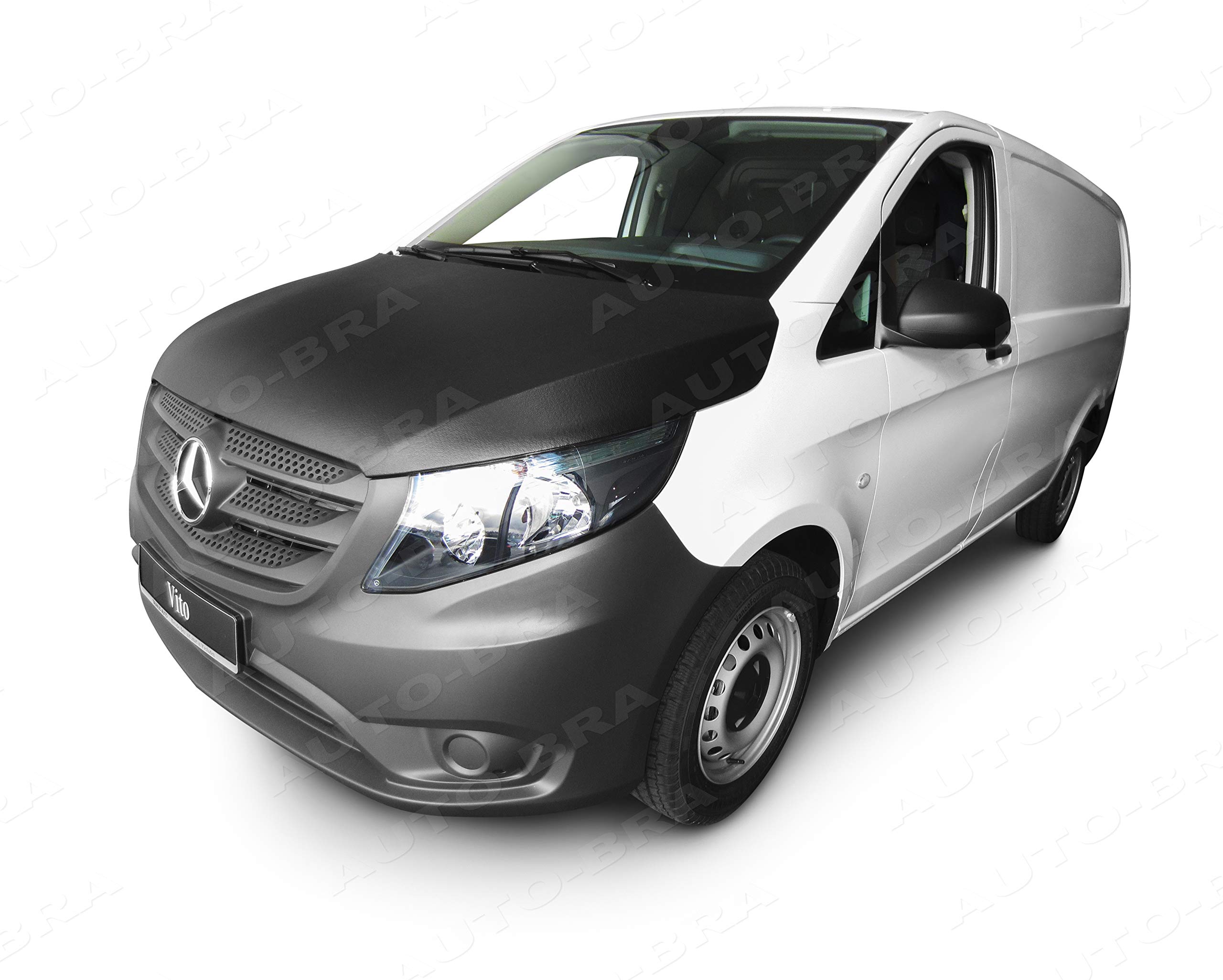 AB3-00372 AUTO-BRA Vollbra Motorhaubenschutz für die ganze Motorhaube kompatibel mit Mercedes-Benz MB V-Klasse Vito Viano W447 ab 2014 Haubenbra Steinschlagschutz Tuning Bonnet Bra