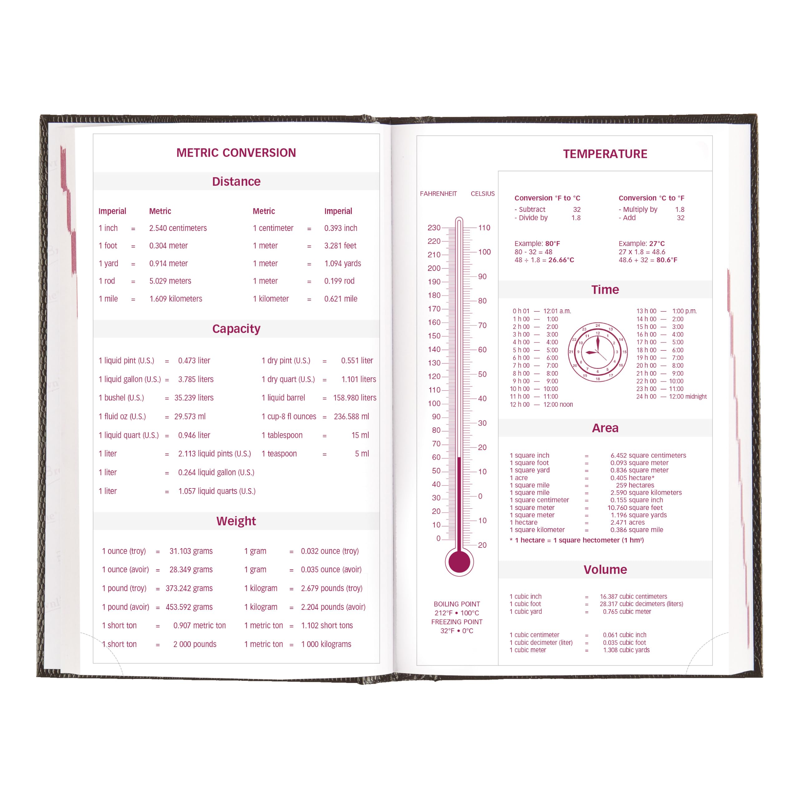 Brownline® - Agenda giornaliera/mensile tradizionale 2027, 12 mesi, da dicembre a gennaio, rilegatura a doppio filo, 20,3 x 12,7 cm, nero (CB634.BLK)