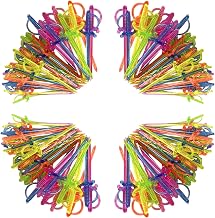 200 Pieces Plastic Food Picks, Party Picks for Finger Food, Cocktail Picks, Cheese Picks, Kids Snacks - BPA Free, Reusable (Sword)
