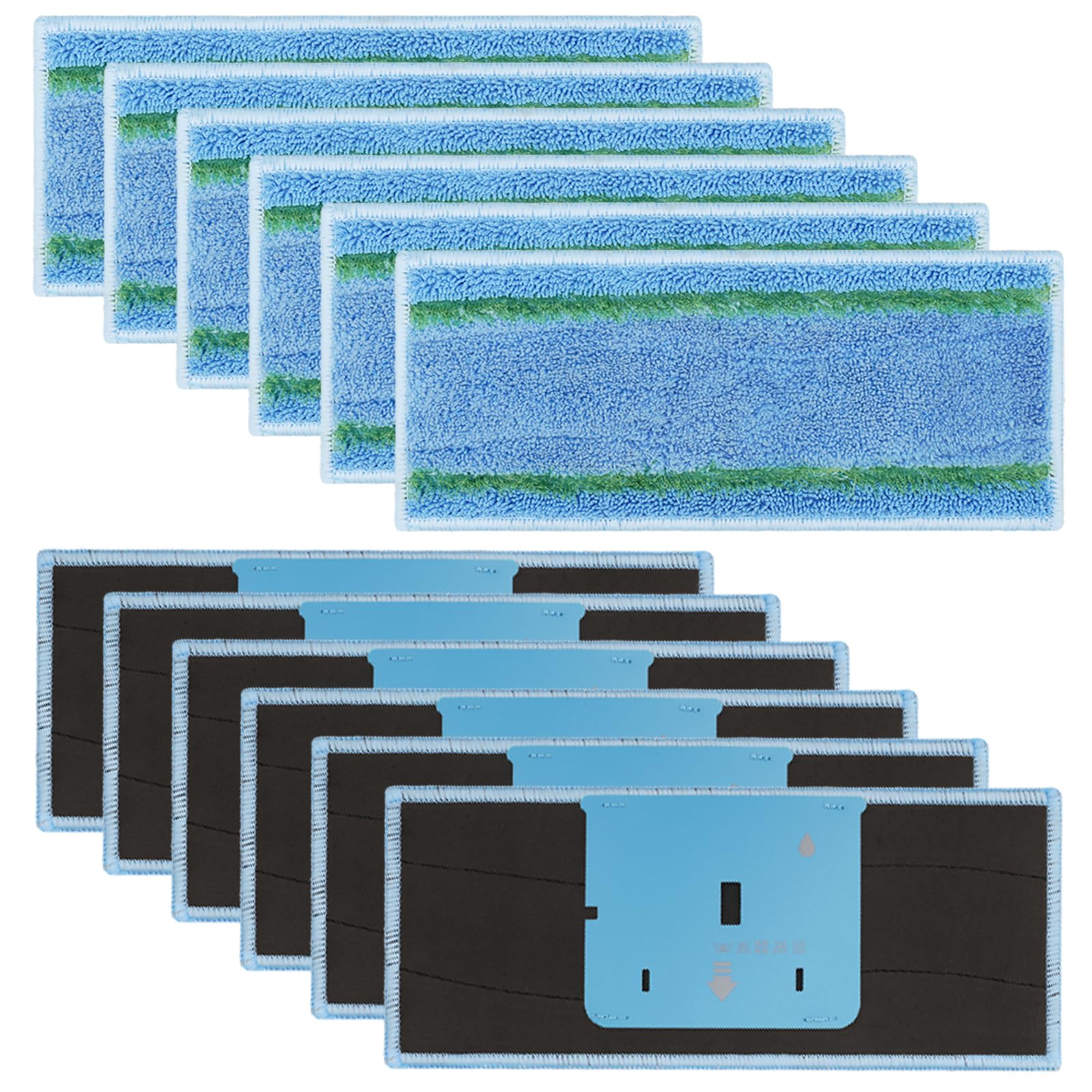 Extolife 12 Pack M6 Mopping Wet Pads for iRobot Braava Jet m6 (6110) (6012) (6112) (6113) Ultimate Robot Mop, Washable and Reusable Microfiber Deep Clean Wet Pads-picture-12