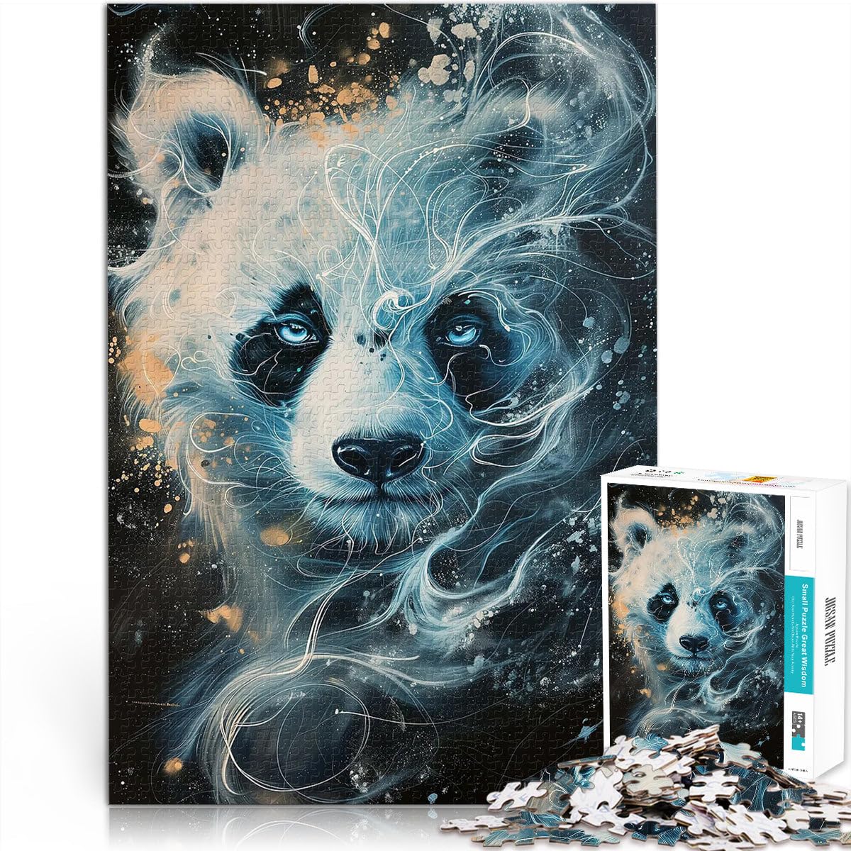 Jigsaw Puzzle for teenagers 1000 Pieces Enigmatic Charm Handgeschwindigkeitswettbewerb Geschenk zum Geburtstag52x38cm