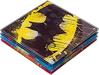 Vista 18 de Silver Buffalo Harry Potter Hogwarts Houses - Juego de posavasos de cristal (4 piezas)