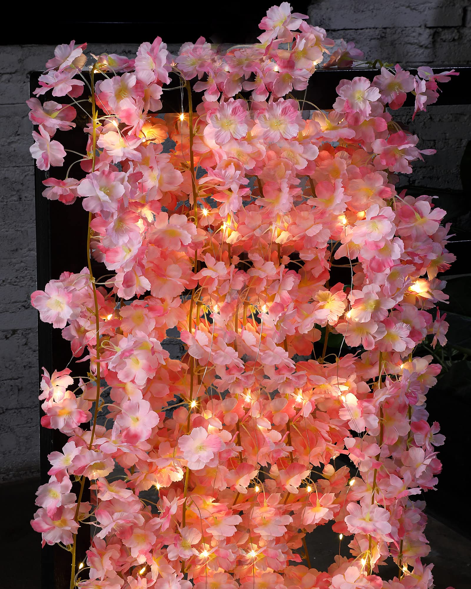 Amazon.com: Jutom 4 Pcs 23.6 ft Cherry Blossom Flower Garland with