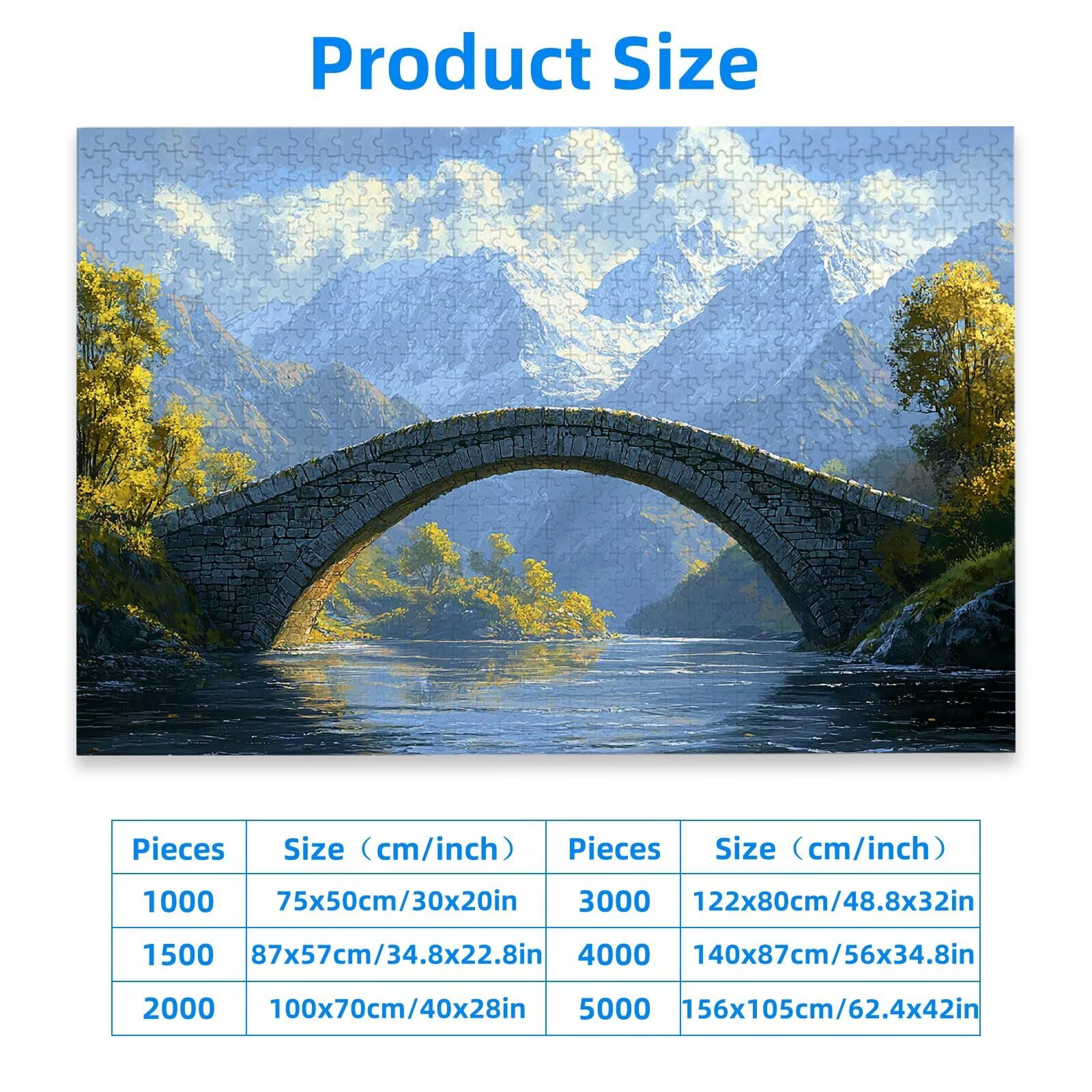 Puzzle 2000 elementów, krajobraz, 2000 elementów, drewniane puzzle dla dorosłych, trudne puzzle, dla całej rodziny, drewniane puzzle do dekoracji pokoju, prezenty, 2906