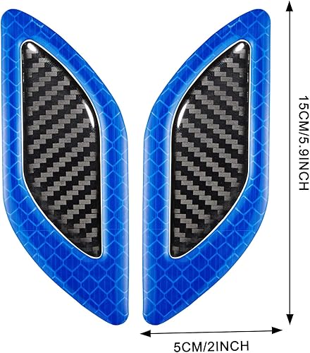 Miniatura 2 de TOMALL 6 calcomanías 3D de rayas reflectantes fuertes para guardabarros de automóvil, parachoques de alta intensidad, visibilidad nocturna,