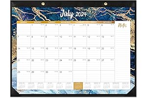 2024-2025 Desk Pad Calendar, 22" x 17", Monthly Desk Calendar