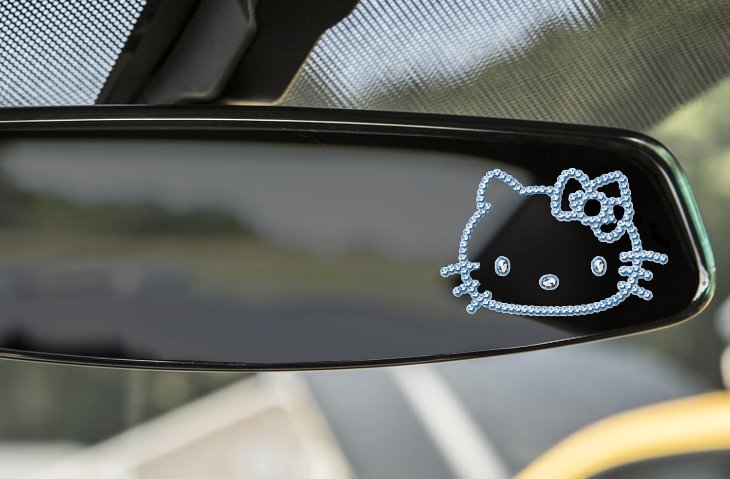 Chroma 324 Gemz Silver 3" x 5.25" Hello Kitty Self-Adhesive Decal Bling Kit