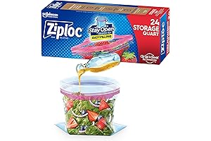 Quart Food Storage Bags: Effortless Filling, Stand-Up Stability