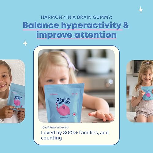 Miniatura 14 de Genius Drops - Suplemento cerebral para niños, suplementos de enfoque y atención para niños, apoyan la función cerebral saludable, gotas de enfoque