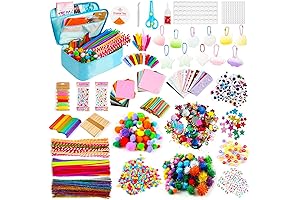 Sundaymot Arts and Crafts Bulk Supplies for Kids Ages 6+, 2000+Pcs School...