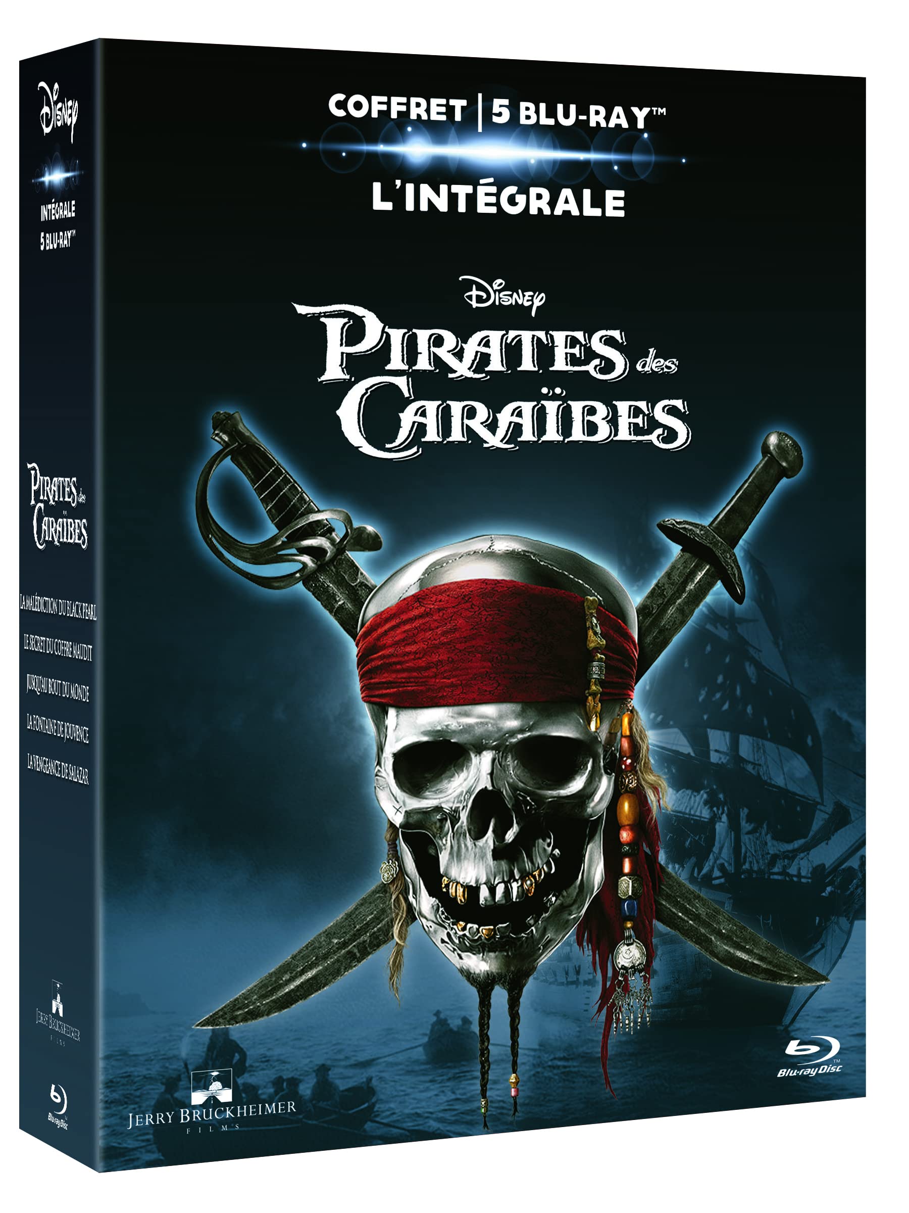 Coffret Intégral Pirates des Caraïbes - 5 Films Épiques en DVD