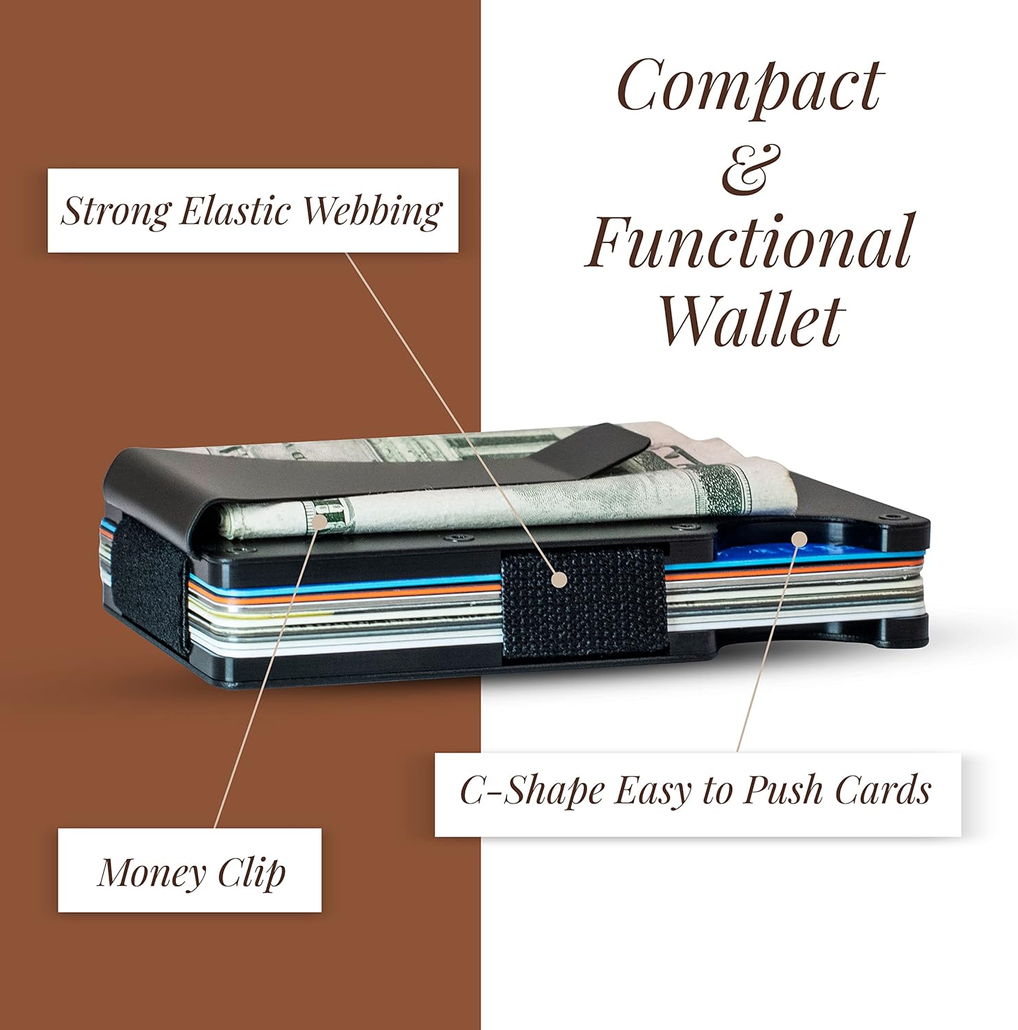 Amazing Groomsmen Proposal Gifts - Custom Wallet Set for Men - D5