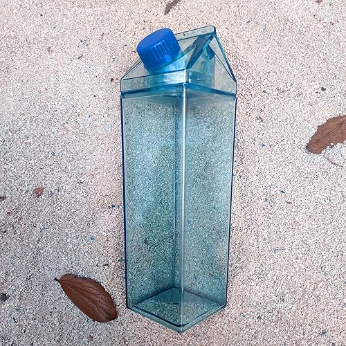 Miniatura 3 de Corvelia Botella de agua de cartón transparente a prueba de fugas, 17 onzas, 33.8fl oz34 onzas, a prueba de fugas, para escalada al aire libre,
