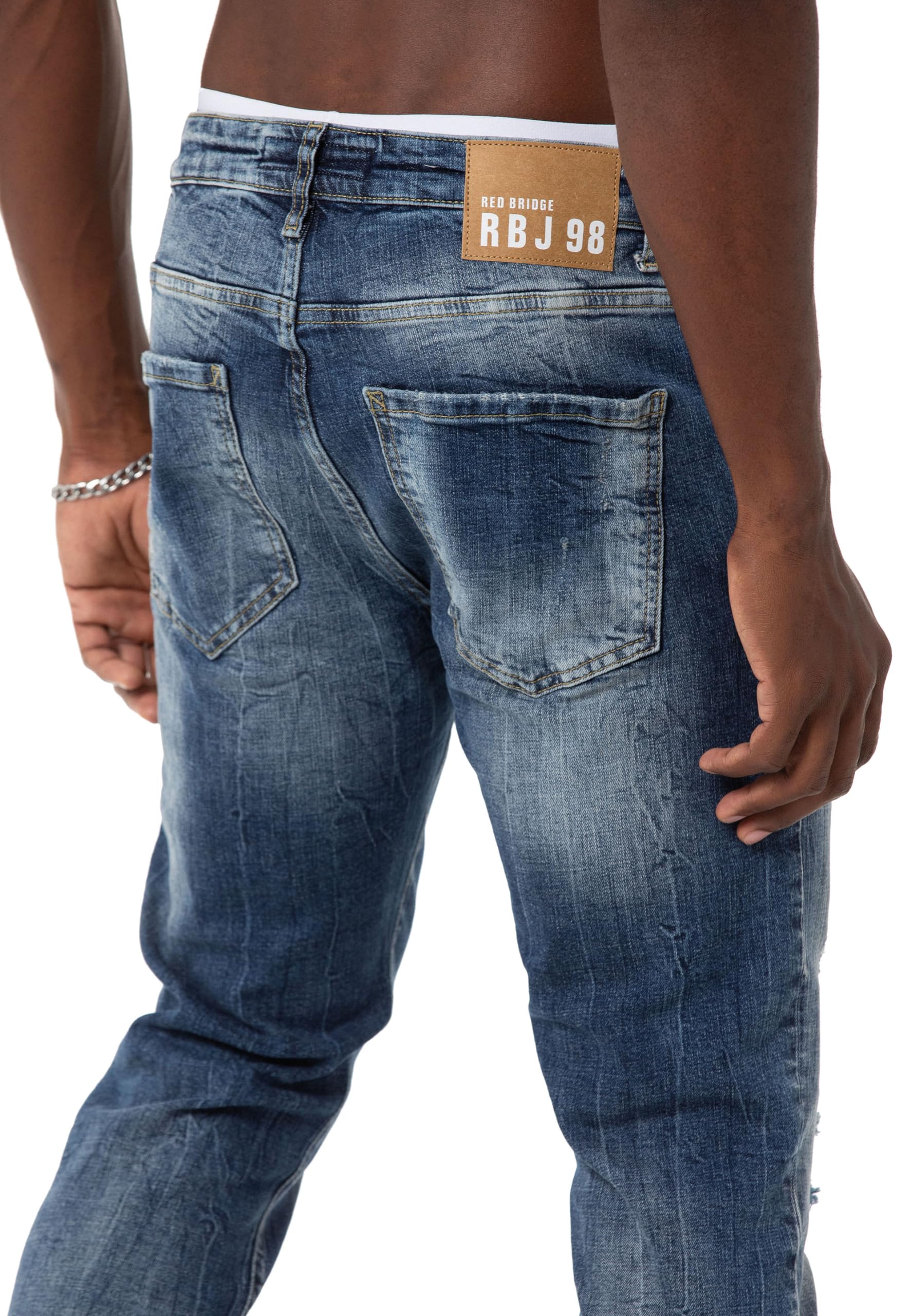 Red Bridge - Jeans da uomo, in denim