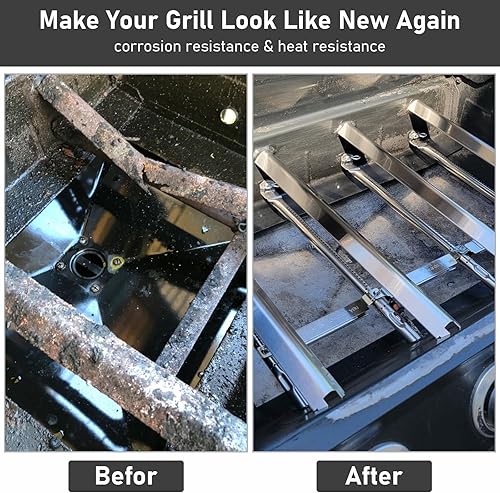 Miniatura 6 de Uniflasy Piezas de repuesto para parrilla CharBroil Performance 4-Burner 463365021 463351021 463352521 463331221 463655021 463448021 Acero