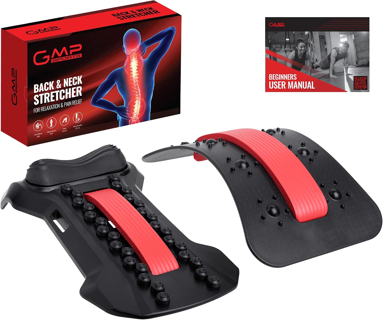 GMP SPORTS, 2in1 Back Stretcher Posture Corrector