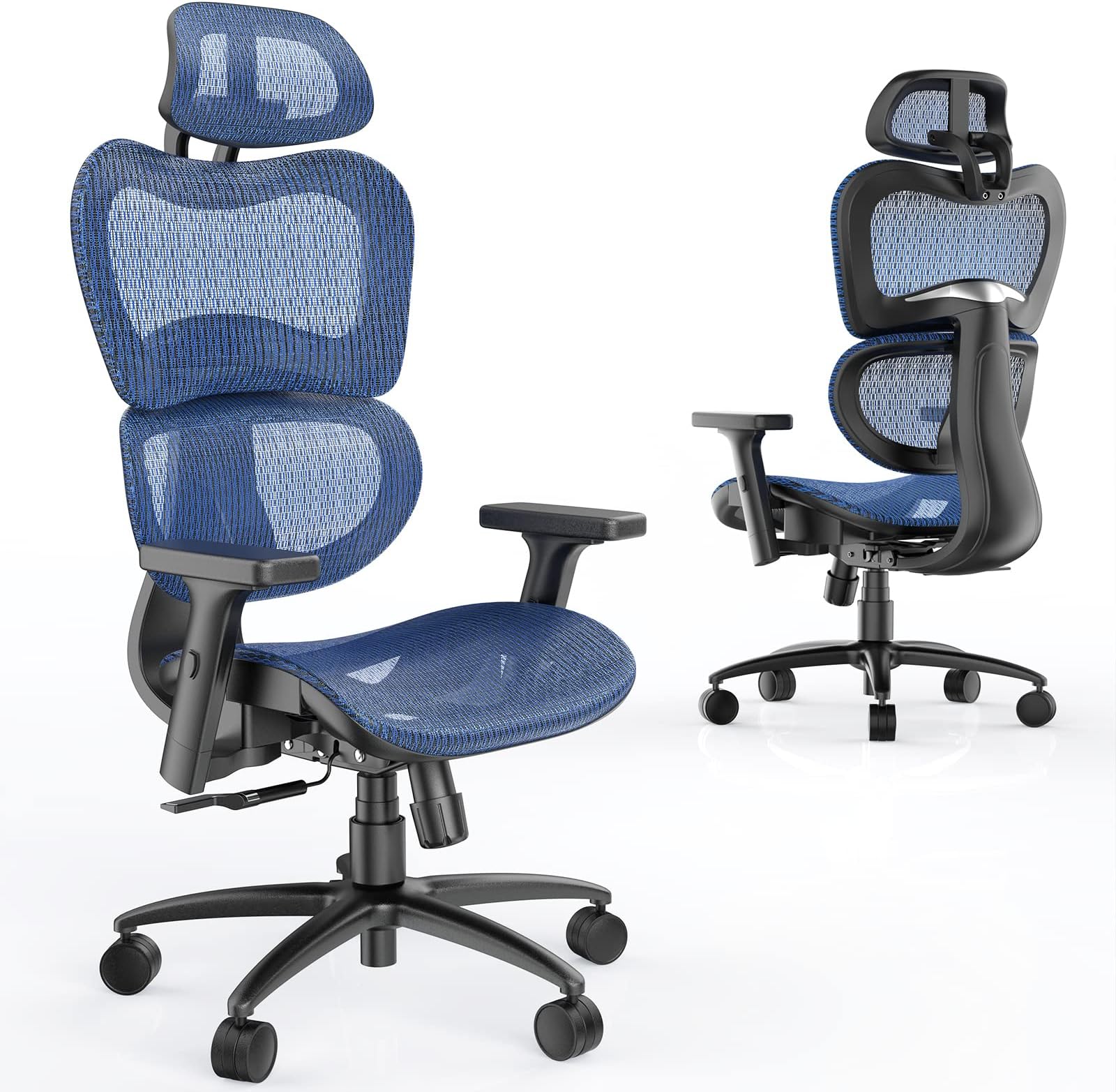 Tatub Mesh Ergonomic Office Chair Lumbar Support, High Back
