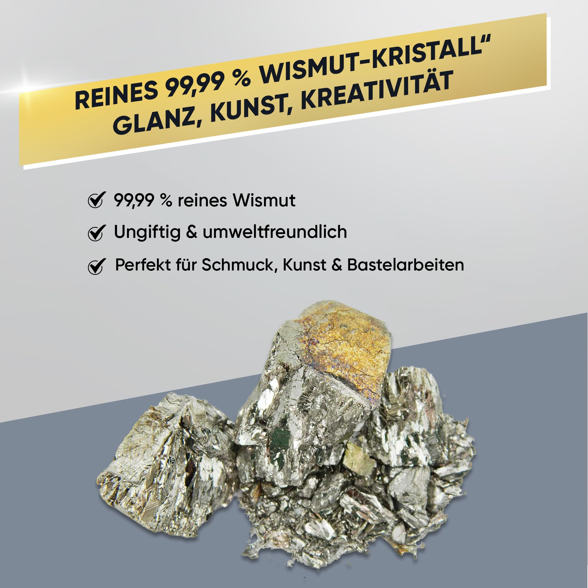 Prince August Reine Bismutkristalle, 500 g