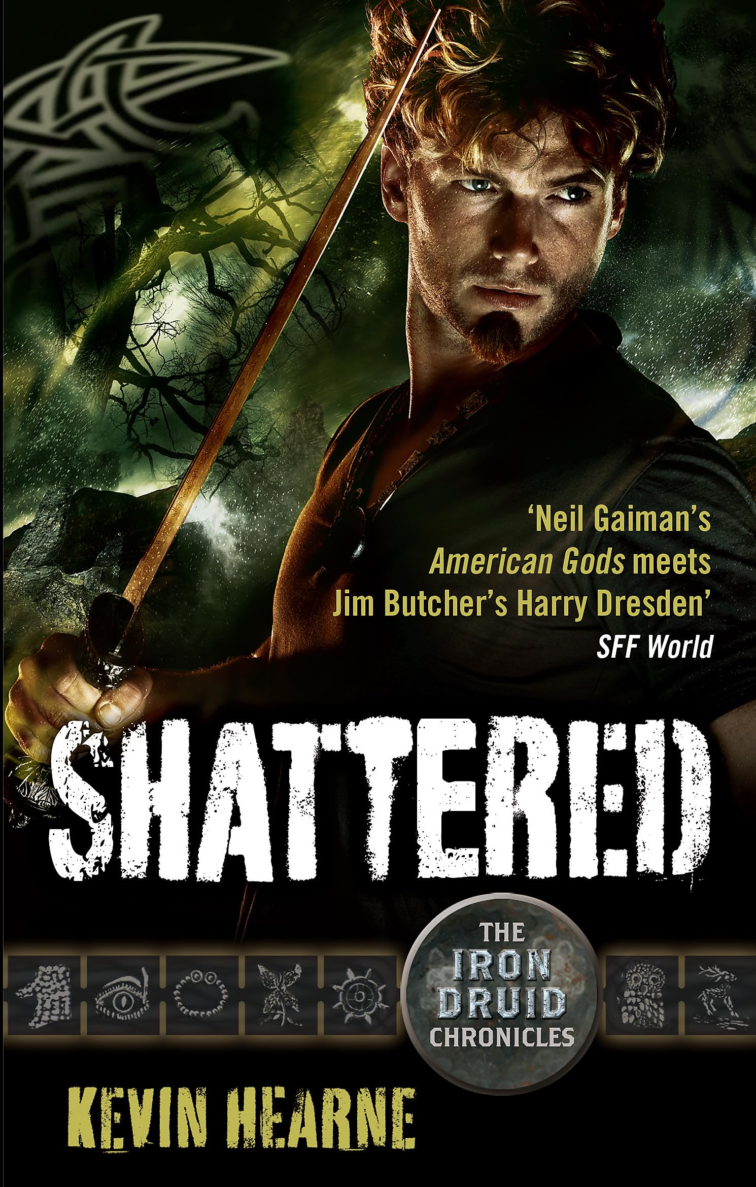 Shattered The Iron Druid Chronicles by Kevin Hearne (Paperback Book)