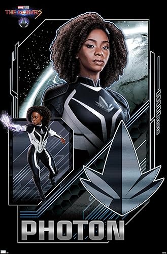 Trends International Marvel The Marvels - Póster de pared con fotones, 22.37 x 34.00 pulgadas, versión premium sin marco